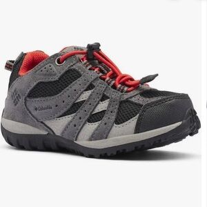 Youth Redmond hiking shoes Columbia Black Rugged Sole Shoes
